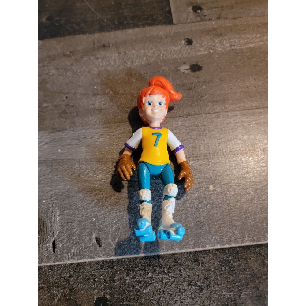 Vintage 1990 burger King Kids club girl skater doll toy accessory skating